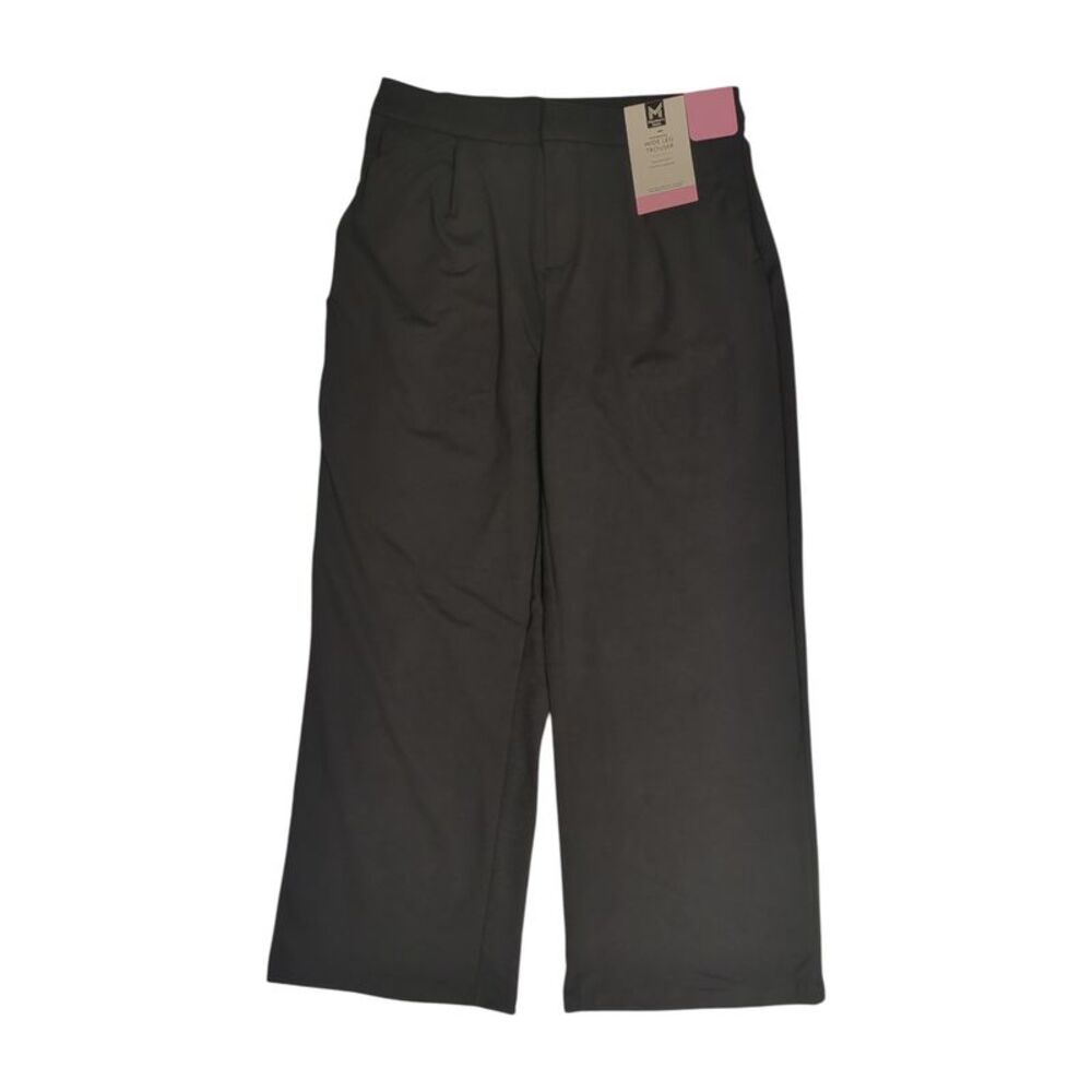 Member's Mark Women's Soft Knit High Waisted Wide Leg Trouser - Black
